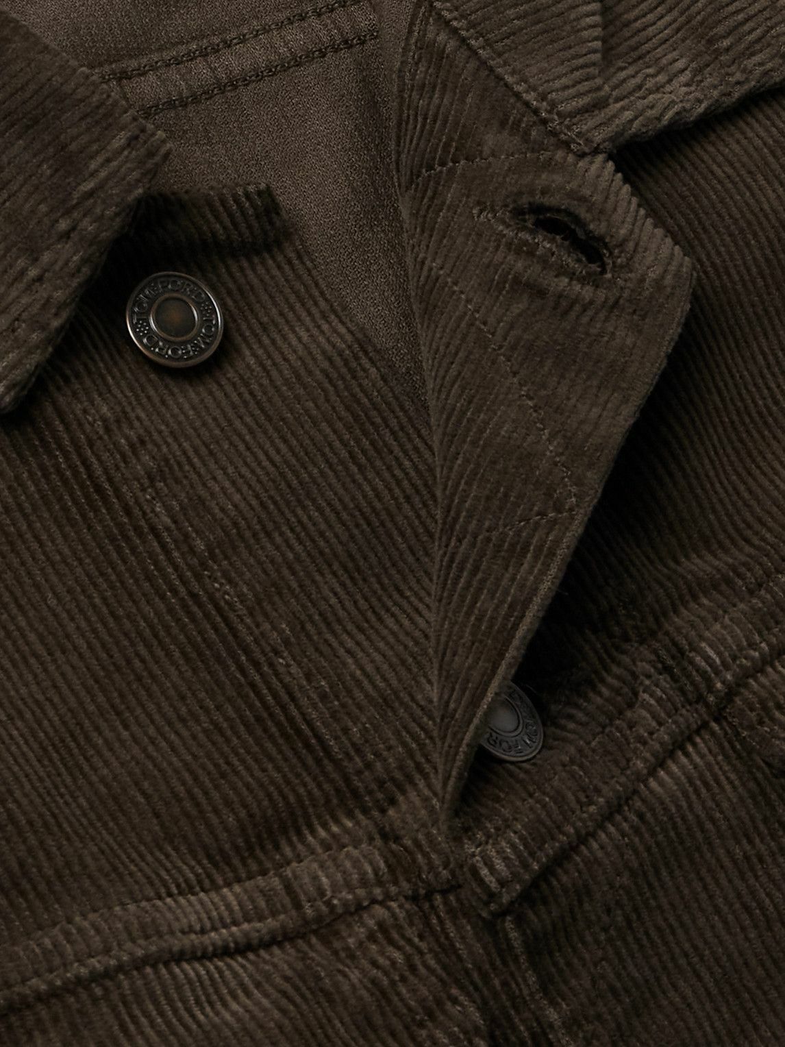 TOM FORD - Slim-Fit Cotton-Blend Corduroy Jacket - Brown