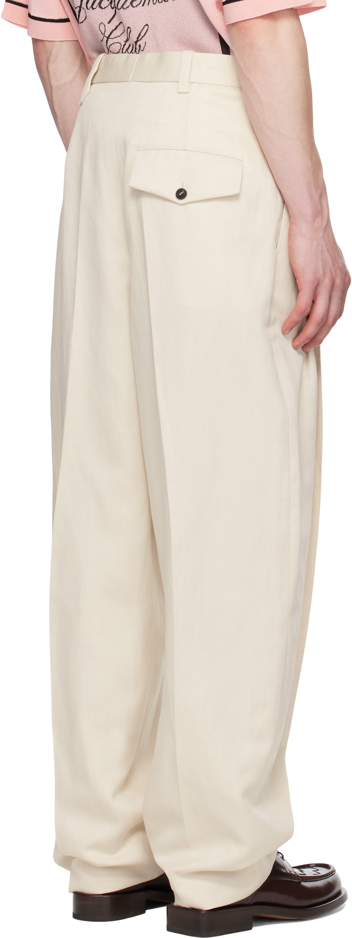 JACQUEMUS Beige 'The Fernando' Trousers