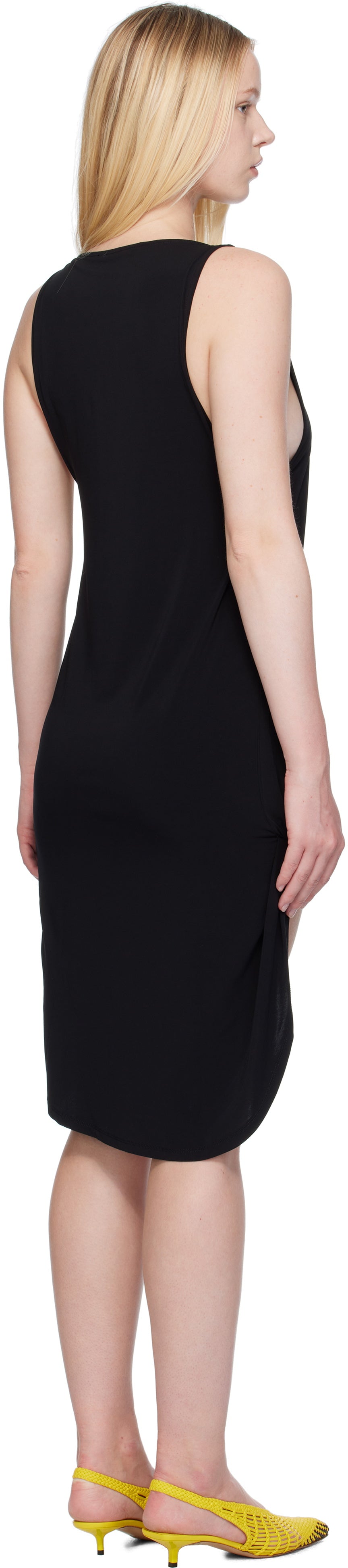 JACQUEMUS Black La Croisière 'The Peplo' Minidress