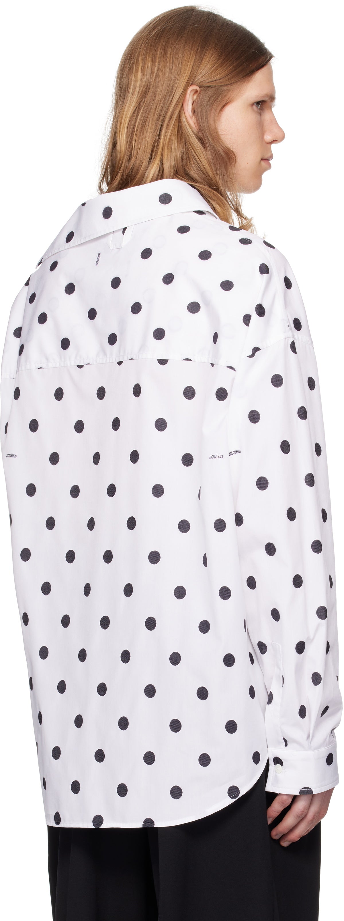 JACQUEMUS White & Black La Croisière 'The Cuadro' Shirt