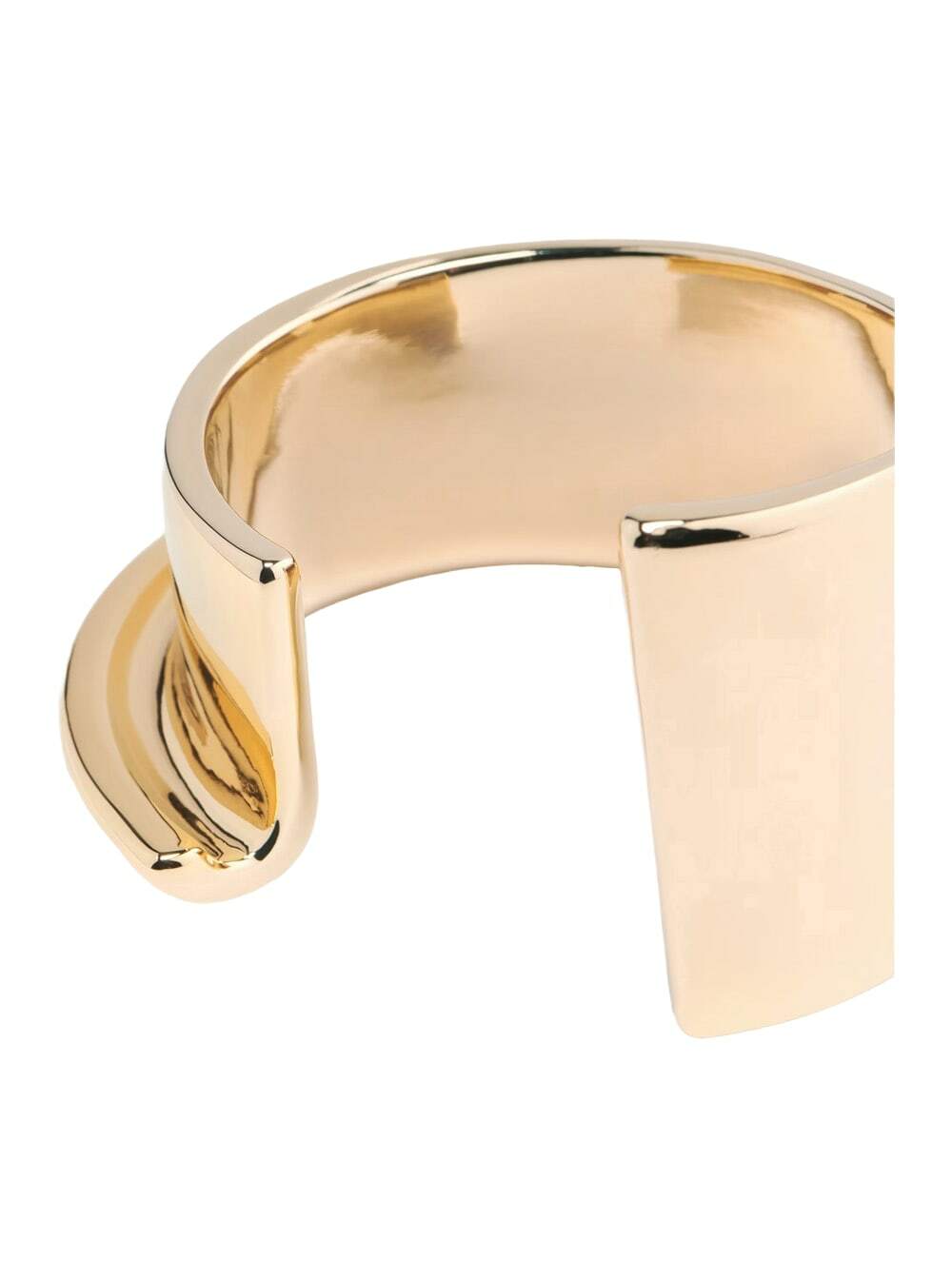 Jacquemus le Bracelet J Metallic Bracelet With Asymmetric And Sculpted Design In Copper Woman