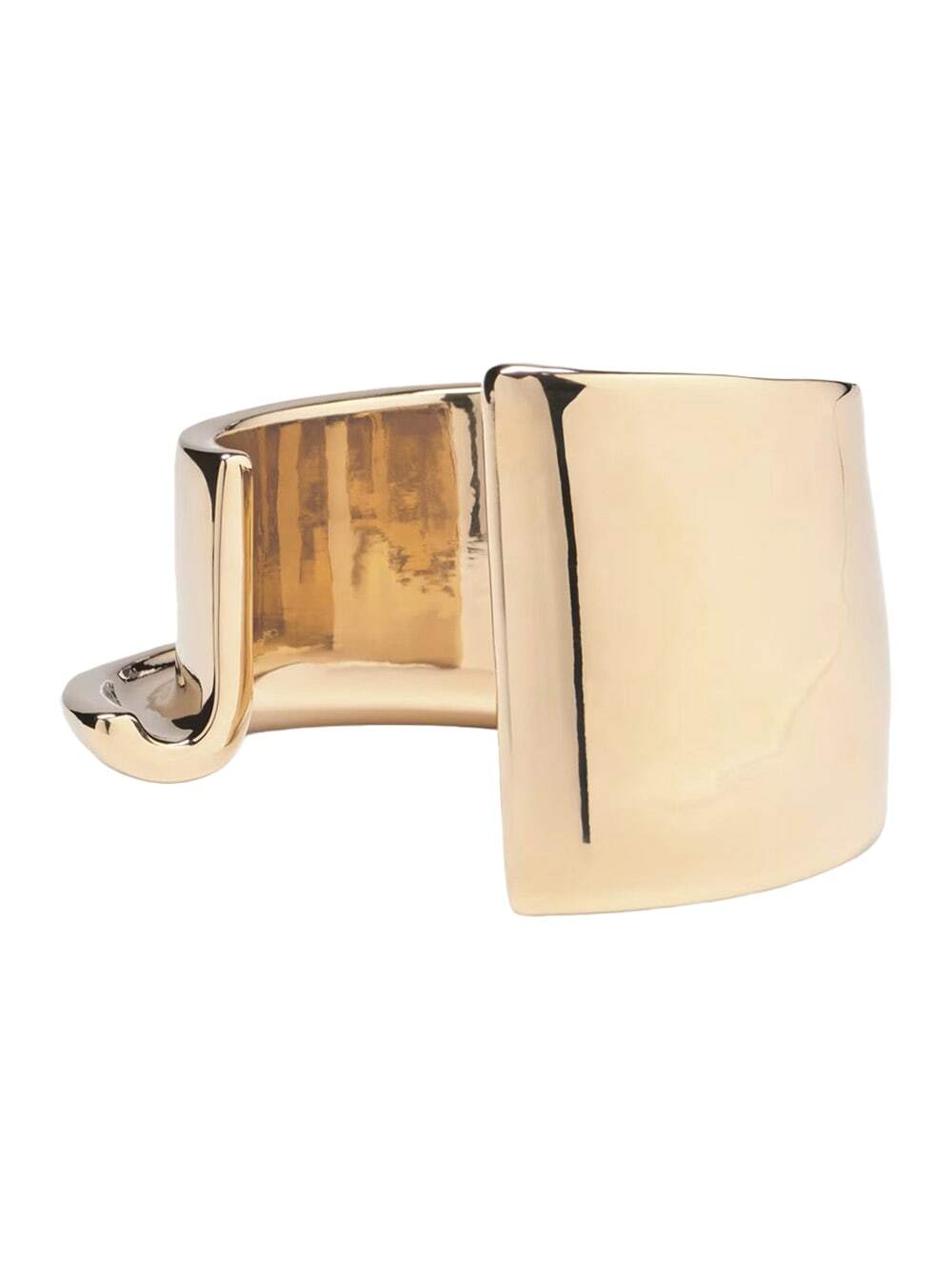 Jacquemus le Bracelet J Metallic Bracelet With Asymmetric And Sculpted Design In Copper Woman