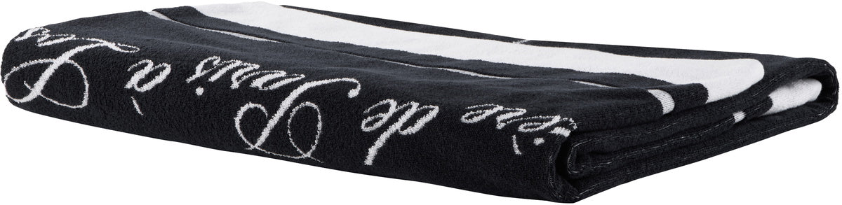 JACQUEMUS Navy & White La Croisière 'The Croisière' Beach Towel
