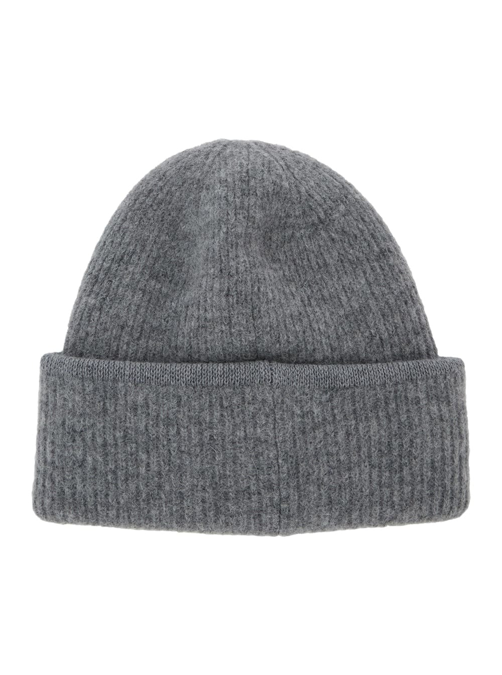 Jacquemus Grey le Bonnet Gros Grain With Logo Patch On The Brim In Cashmere And Wool Man