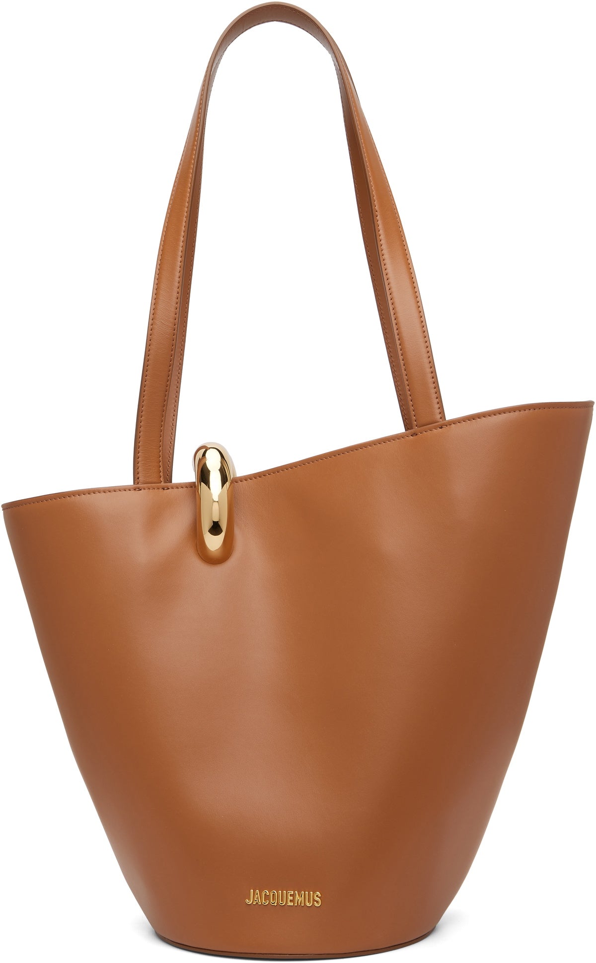 JACQUEMUS Tan La Croisière 'The medium Bambola' Tote