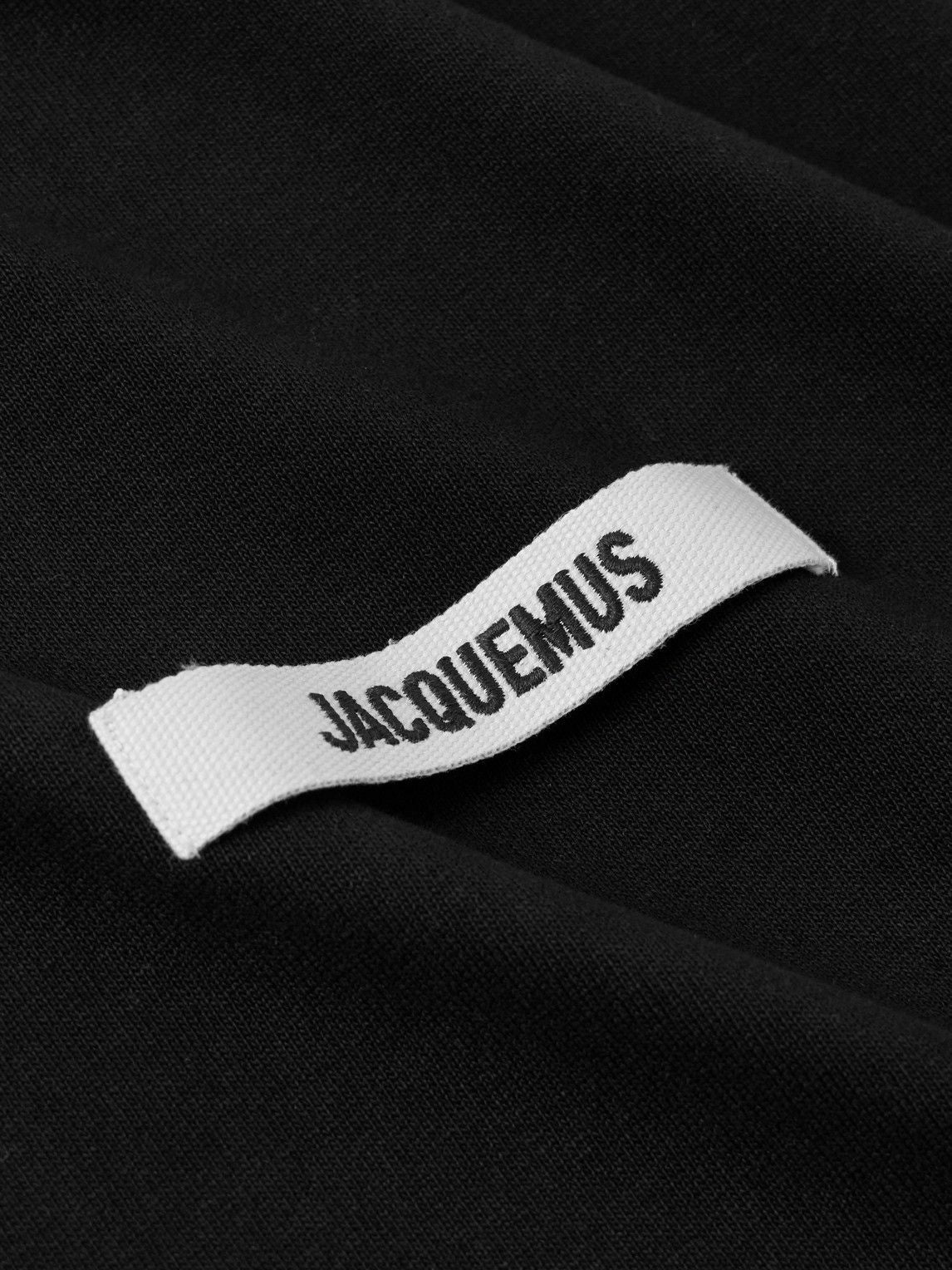 Jacquemus - Logo-Embroidered Cotton-Jersey T-Shirt - Black