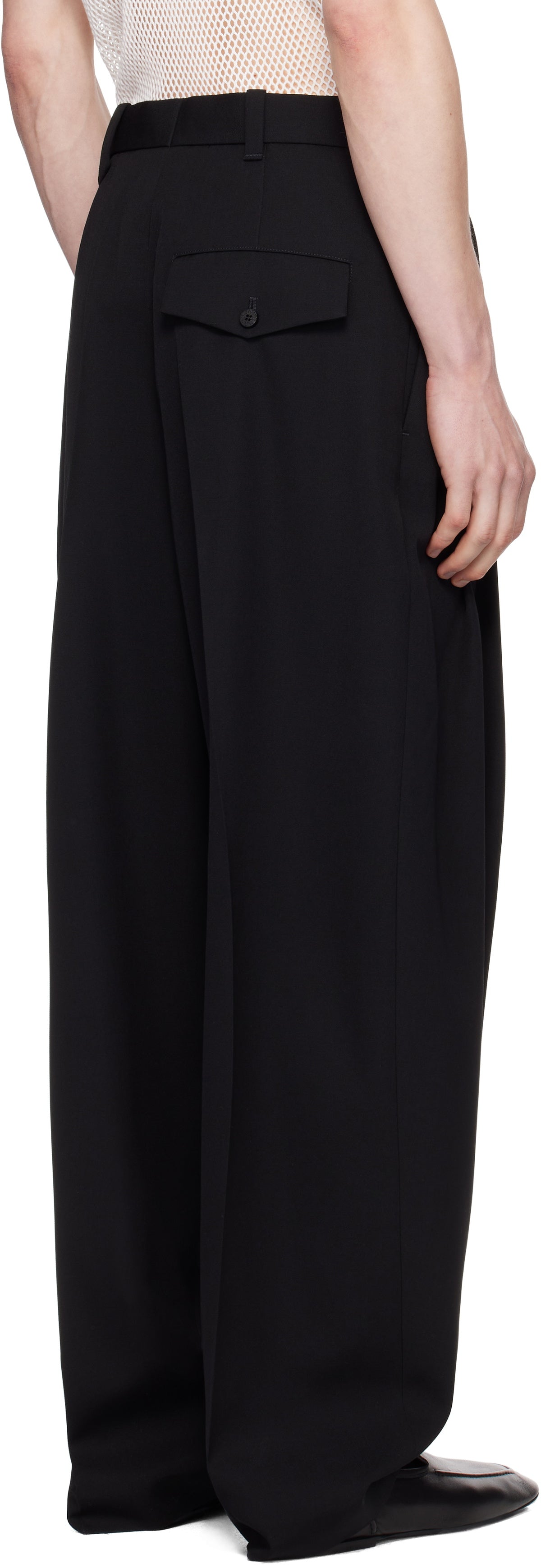 JACQUEMUS Black La Croisière 'The Fernando' Trousers