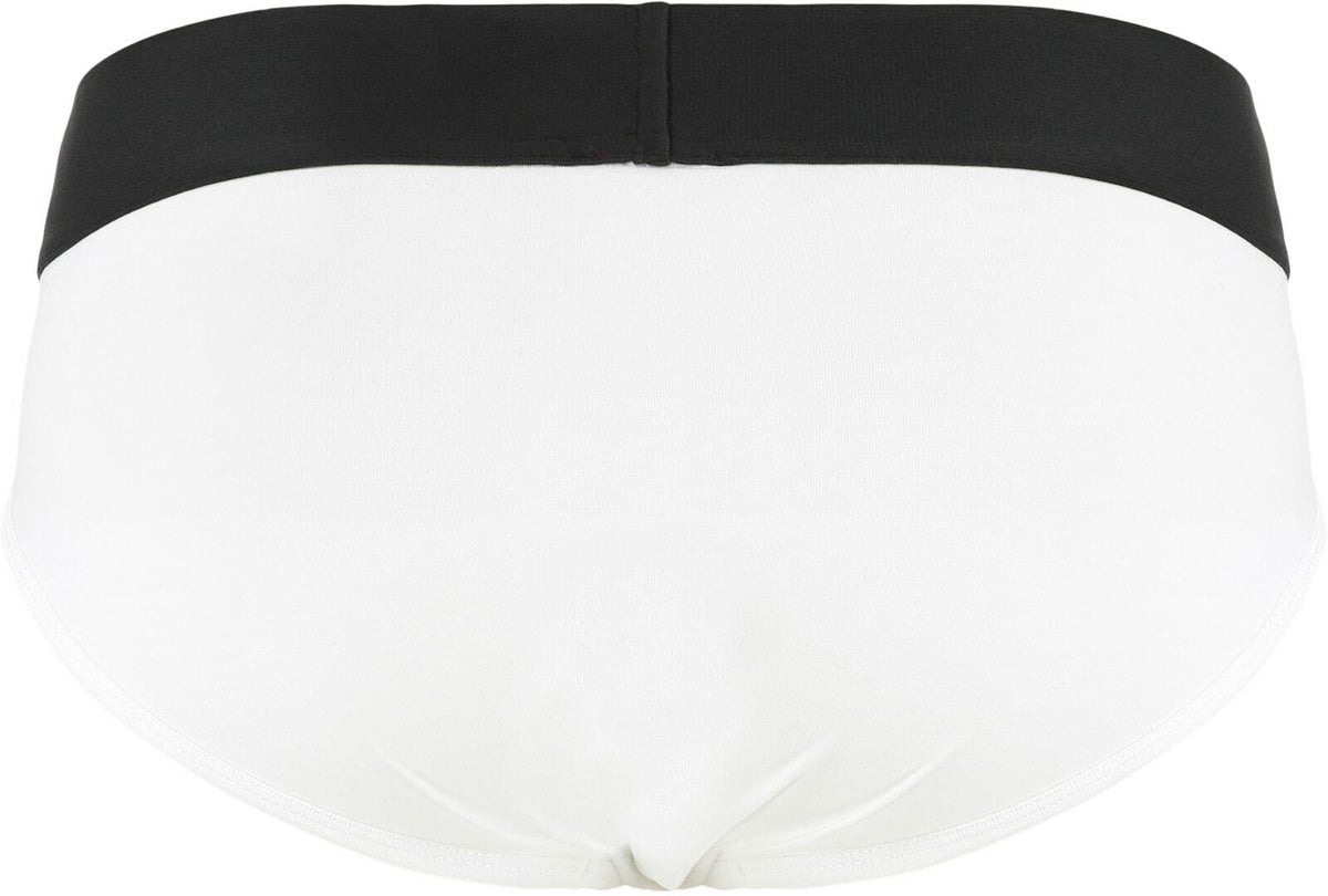 Palm Angels Set Of Two Cotton Briefs With Logoed Elastic Band