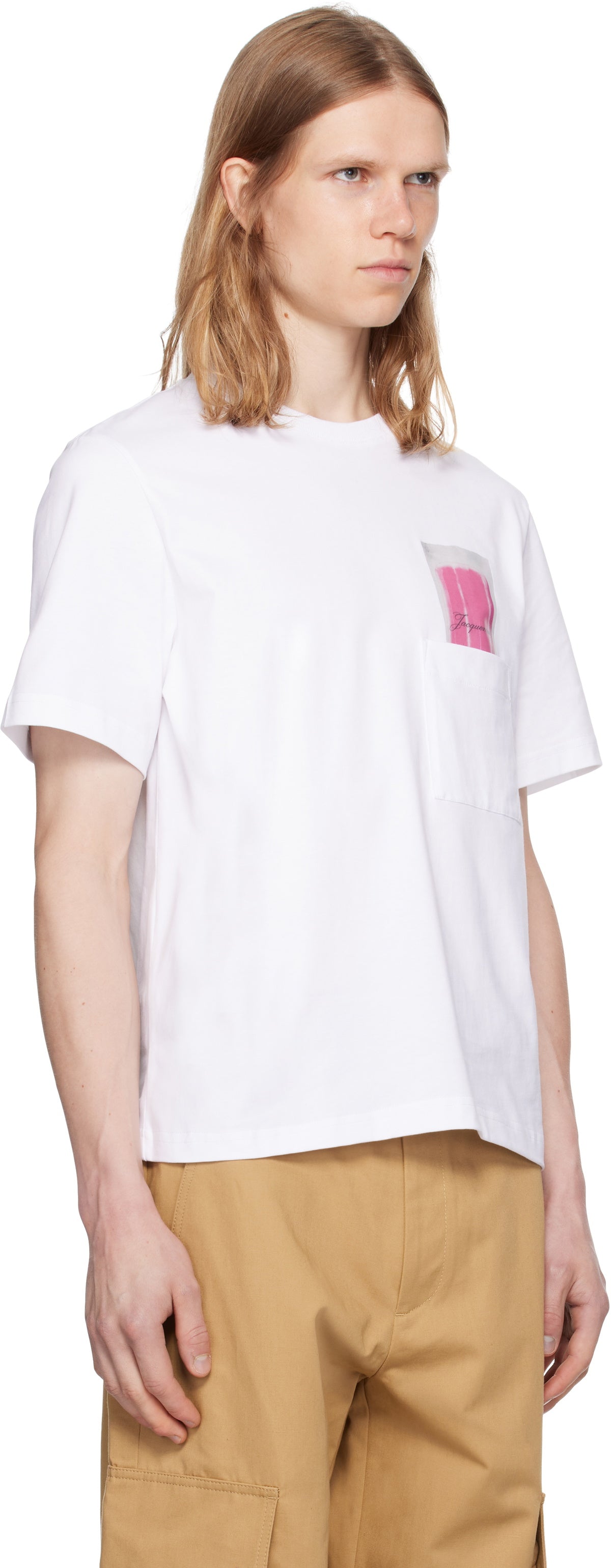JACQUEMUS White 'Le T-shirt Esquimau' T-shirt