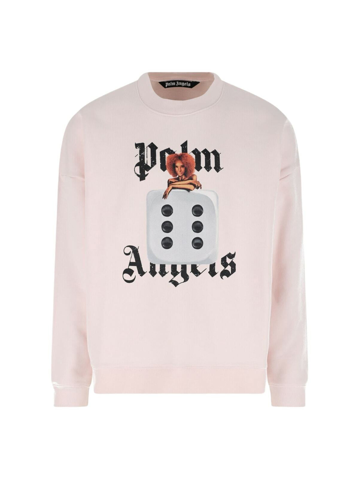Palm Angels holy Pin Up Crew Neck Sweatshirt