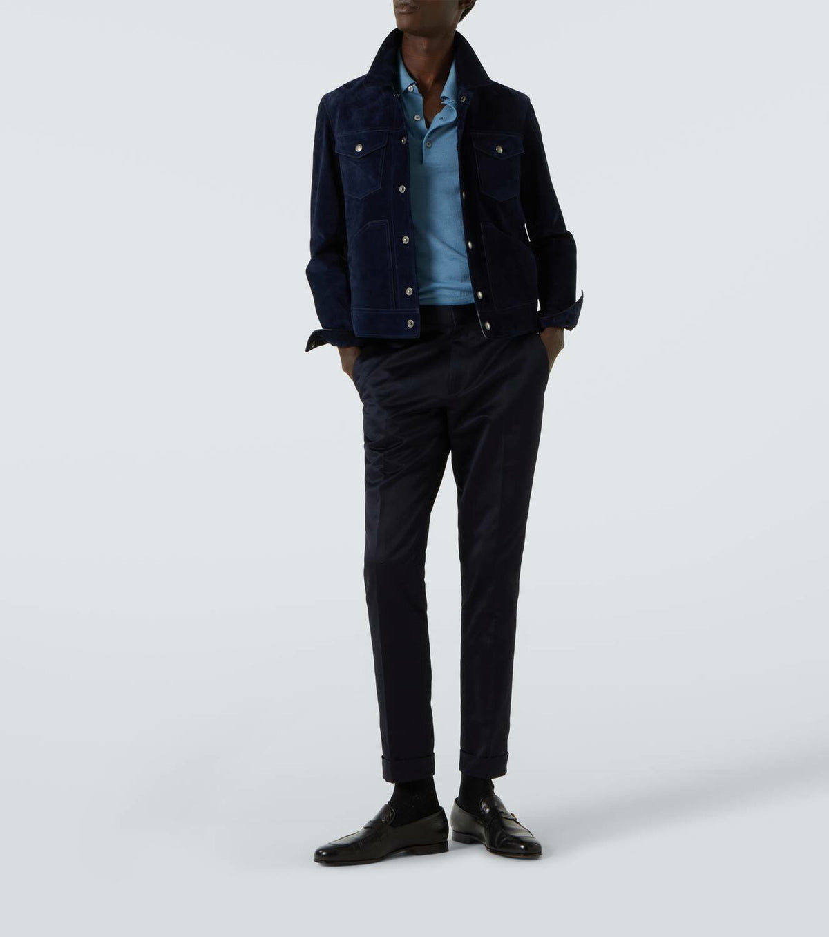 Tom Ford Cashmere and silk polo sweater