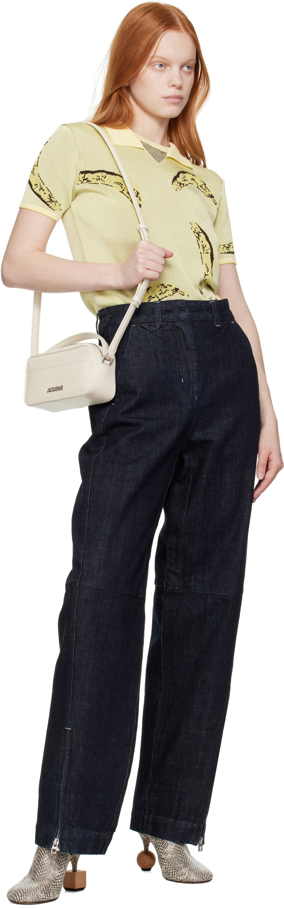JACQUEMUS Off-White La Croisière 'The Baneto' Bag