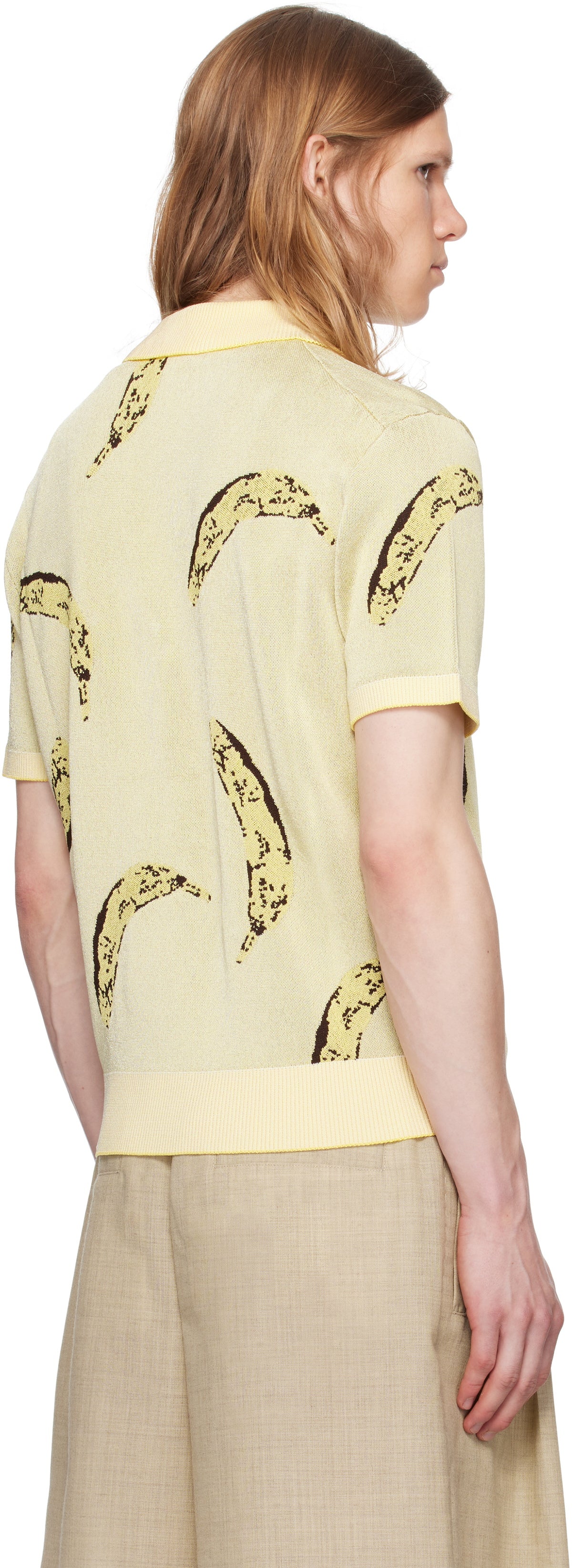 JACQUEMUS Yellow La Croisière 'The Marino' Polo