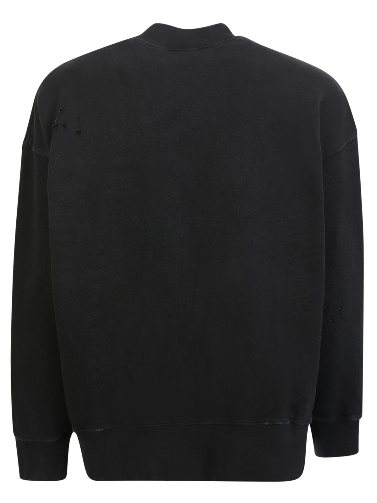 Palm Angels Burning Print Roundneck Sweatshirt