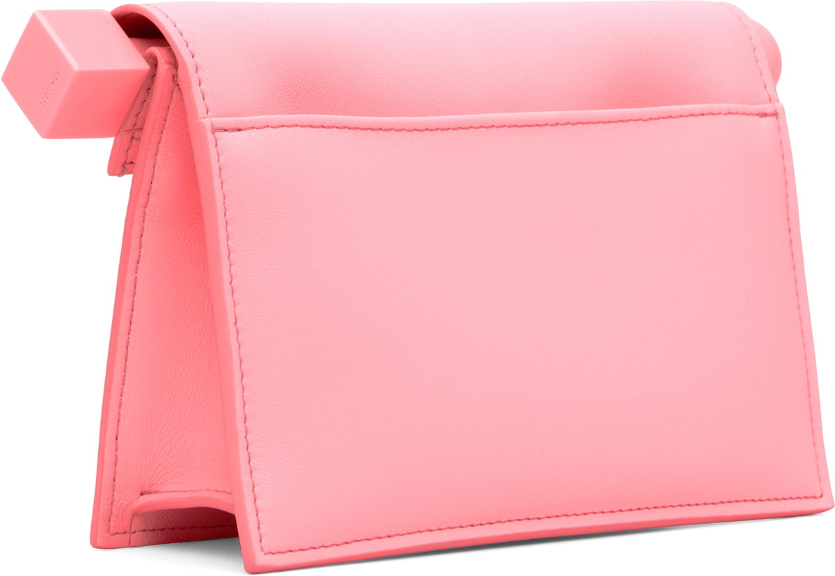 JACQUEMUS Pink La Croisière 'The small rond Carré' Pouch