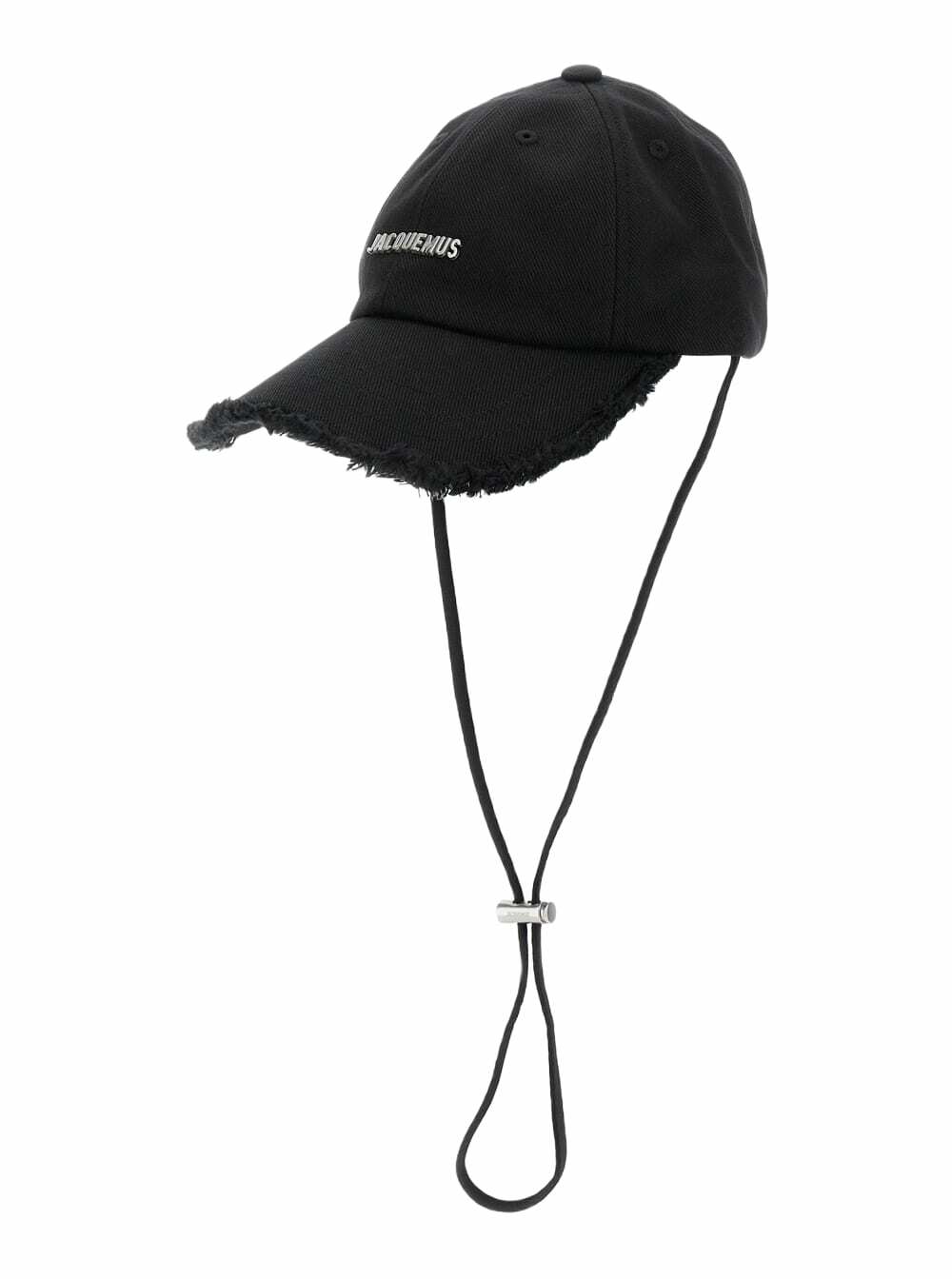 Jacquemus Cappello le Casquette Artichaut Con Coulisse In Cotone Nero Uomo