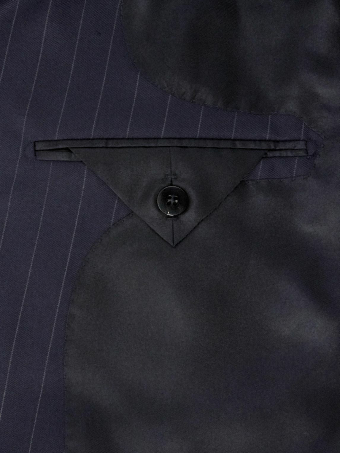 TOM FORD - Dyllan Slim-Fit Pinstriped Wool-Twill Suit Jacket - Blue