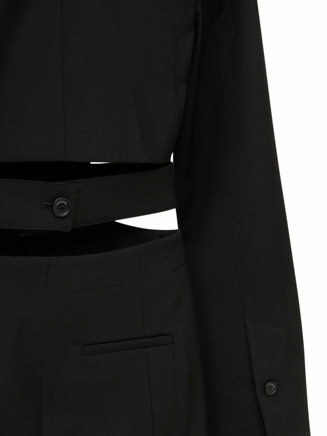 JACQUEMUS Le Robe Bari Wool Blazer Mini Dress