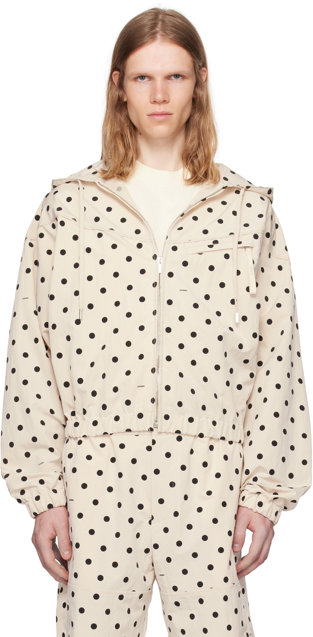 JACQUEMUS Beige & Black La Croisière 'The Bateau' Jacket