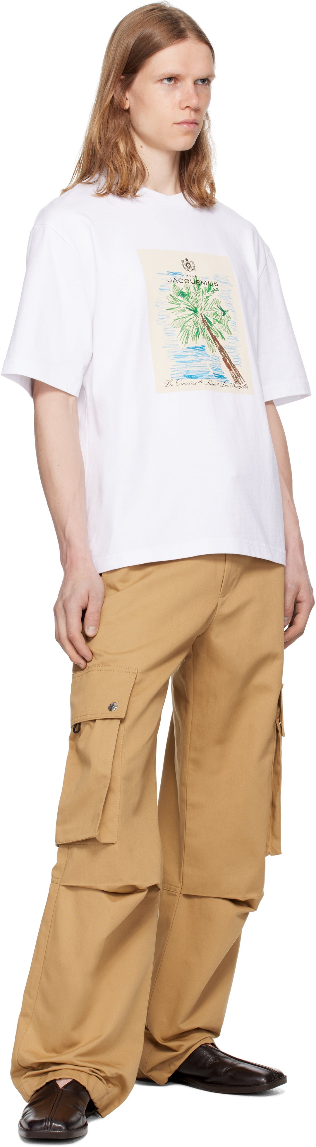 JACQUEMUS White La Croisière 'The Marino' T-shirt
