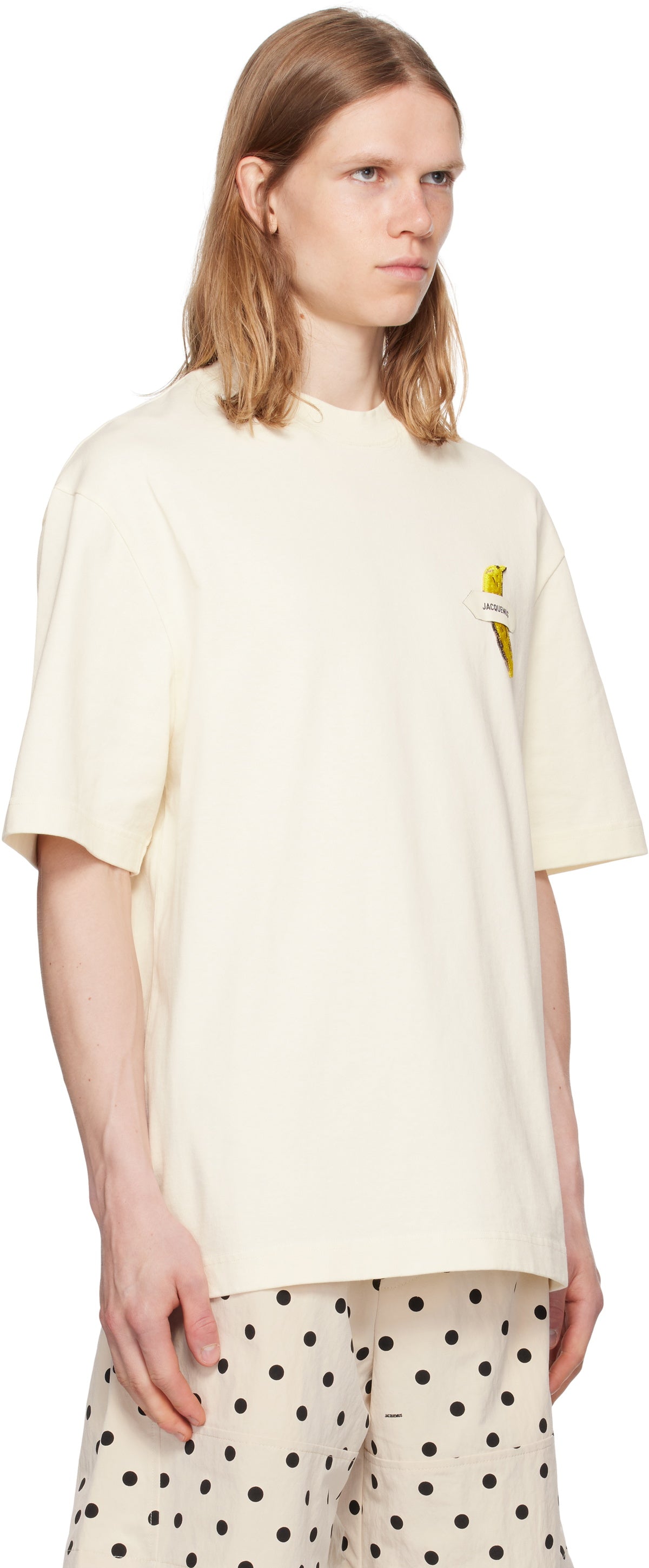 JACQUEMUS Off-White La Croisière 'The Banane' T-shirt
