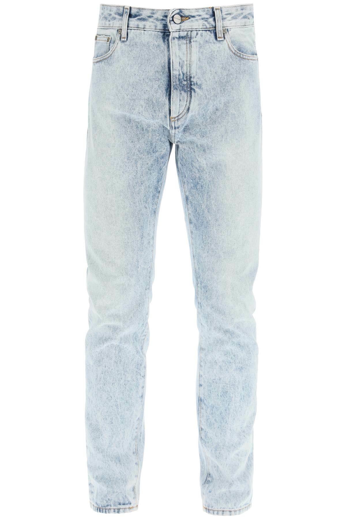 Palm Angels Back Logo Print Jeans