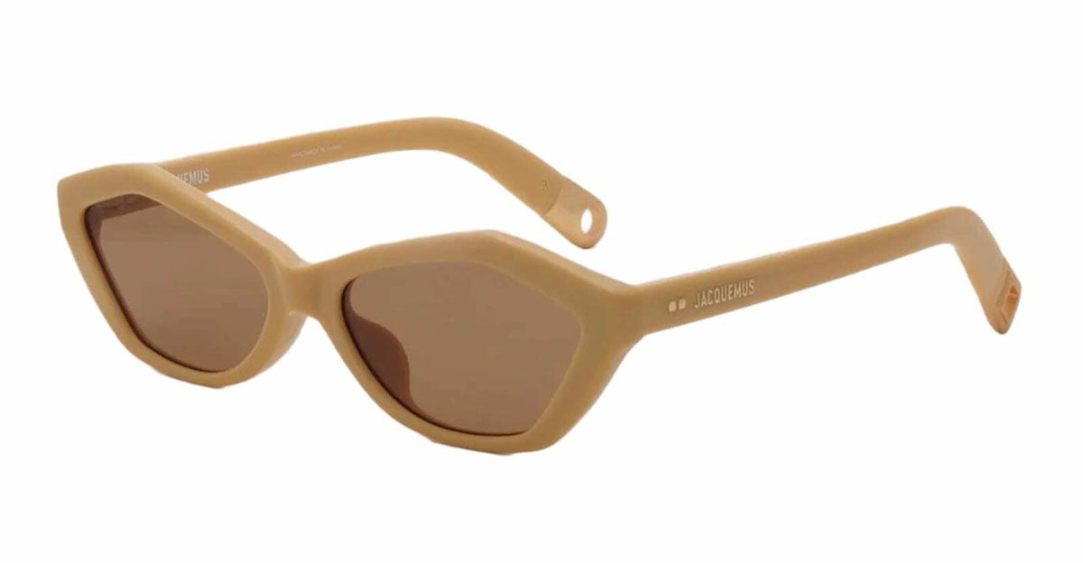 Jacquemus Bambino - Banana / Brown Lens Sunglasses