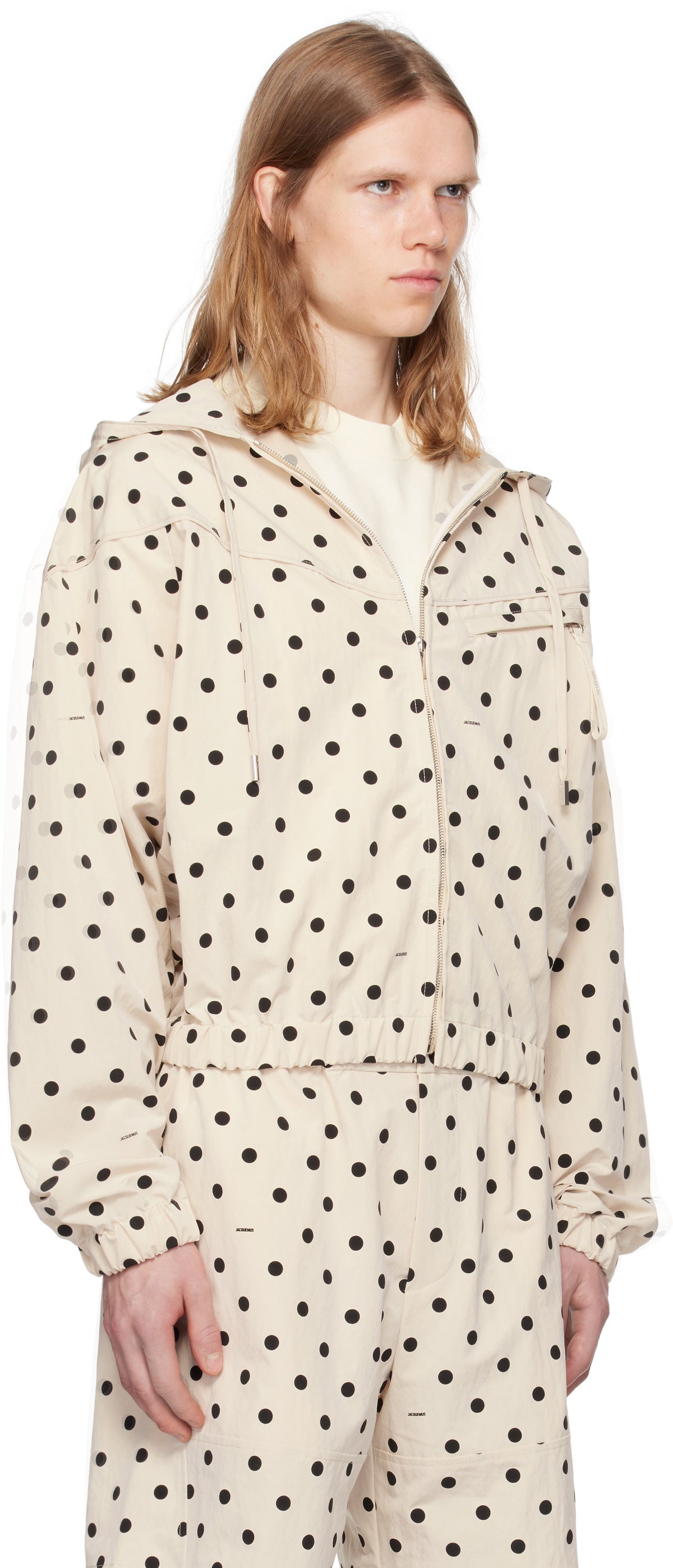JACQUEMUS Beige & Black La Croisière 'The Bateau' Jacket