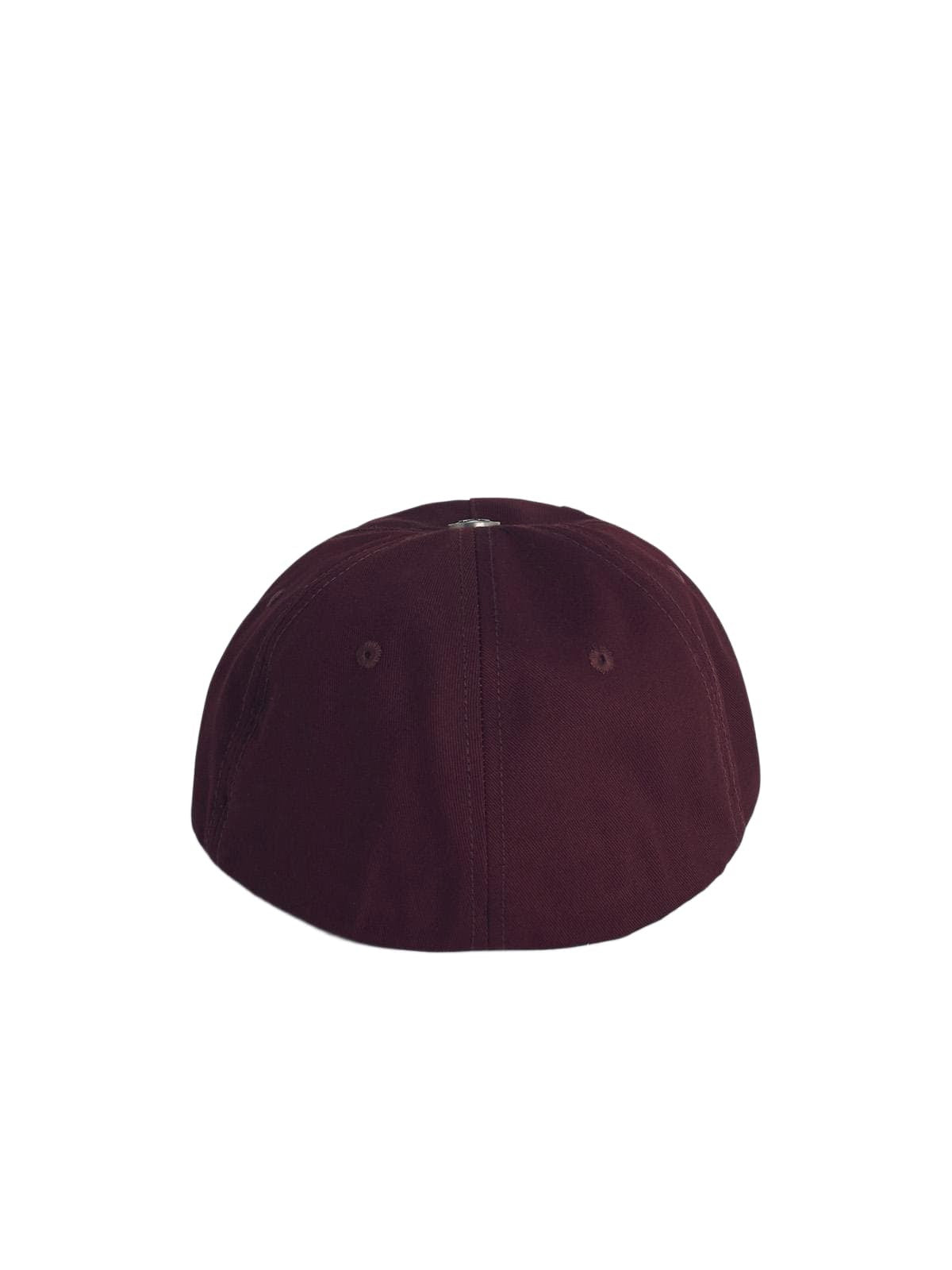 Palm Angels Oval Burgundy Cotton Cap