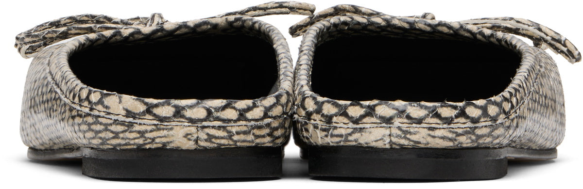 JACQUEMUS Beige 'The flat Ballet mules' Flats