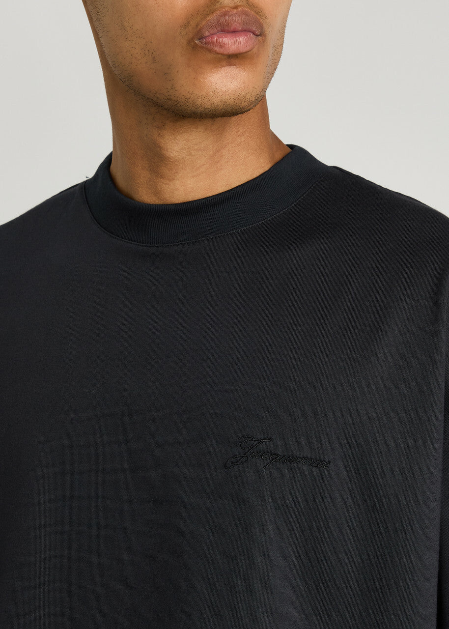 Jacquemus Le T-shirt Halteres Cotton T-shirt Navy