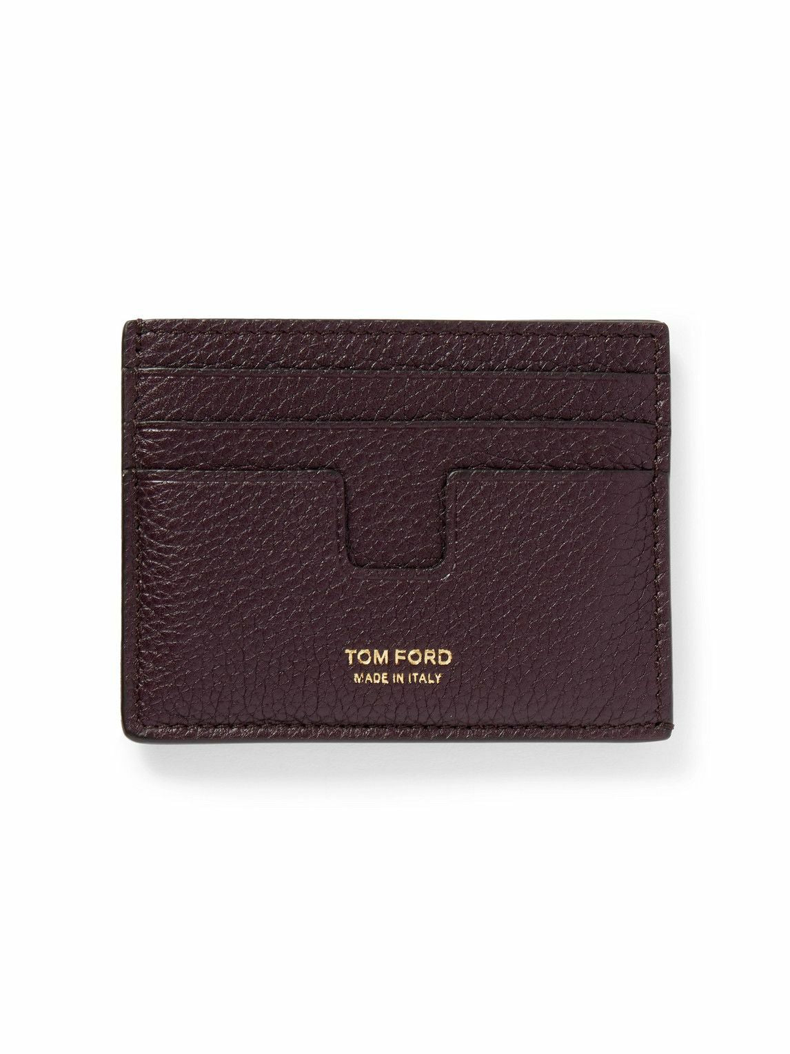 Tom Ford - Full-Grain Leather Cardholder