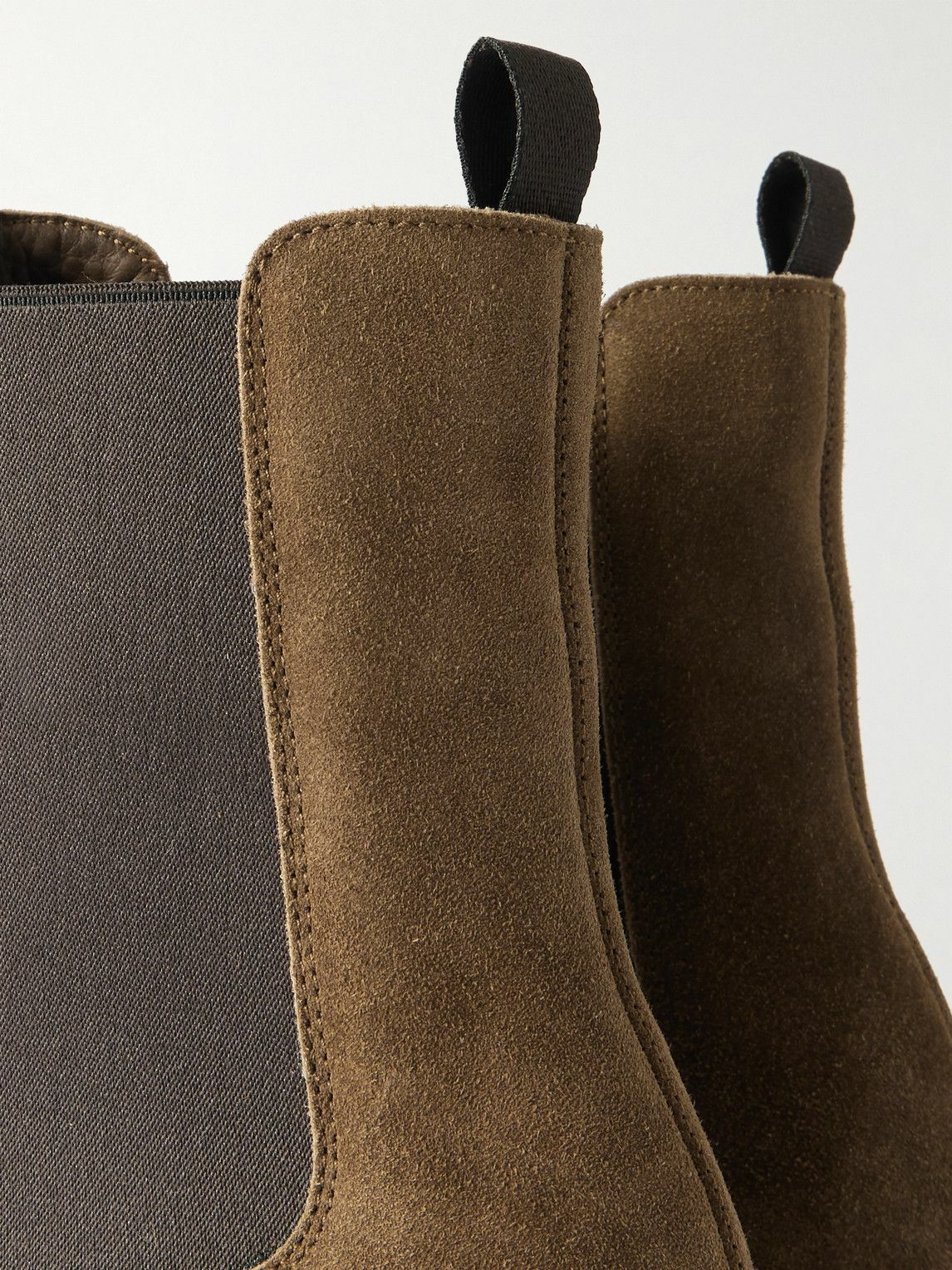 TOM FORD - Suede Chelsea Boots - Brown