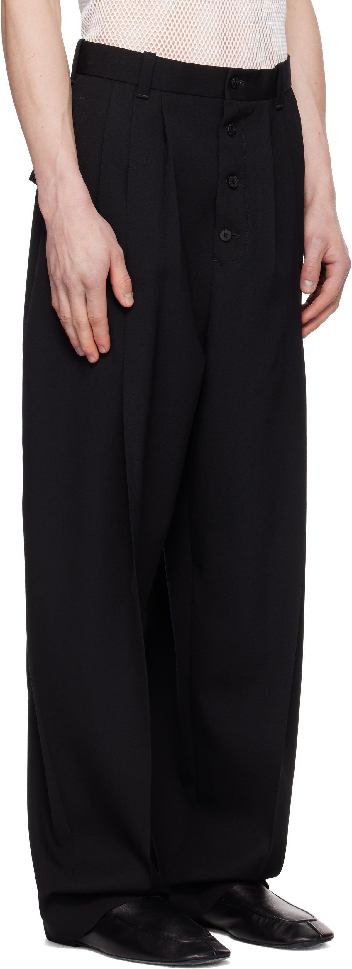 JACQUEMUS Black La Croisière 'The Fernando' Trousers
