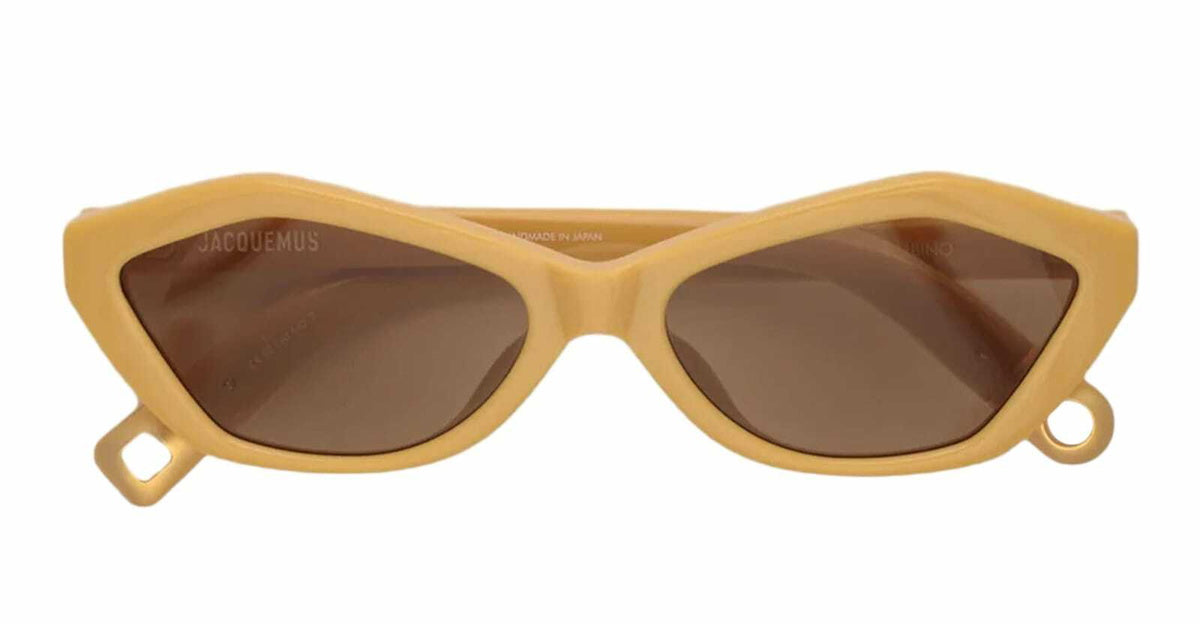 Jacquemus Bambino - Banana / Brown Lens Sunglasses