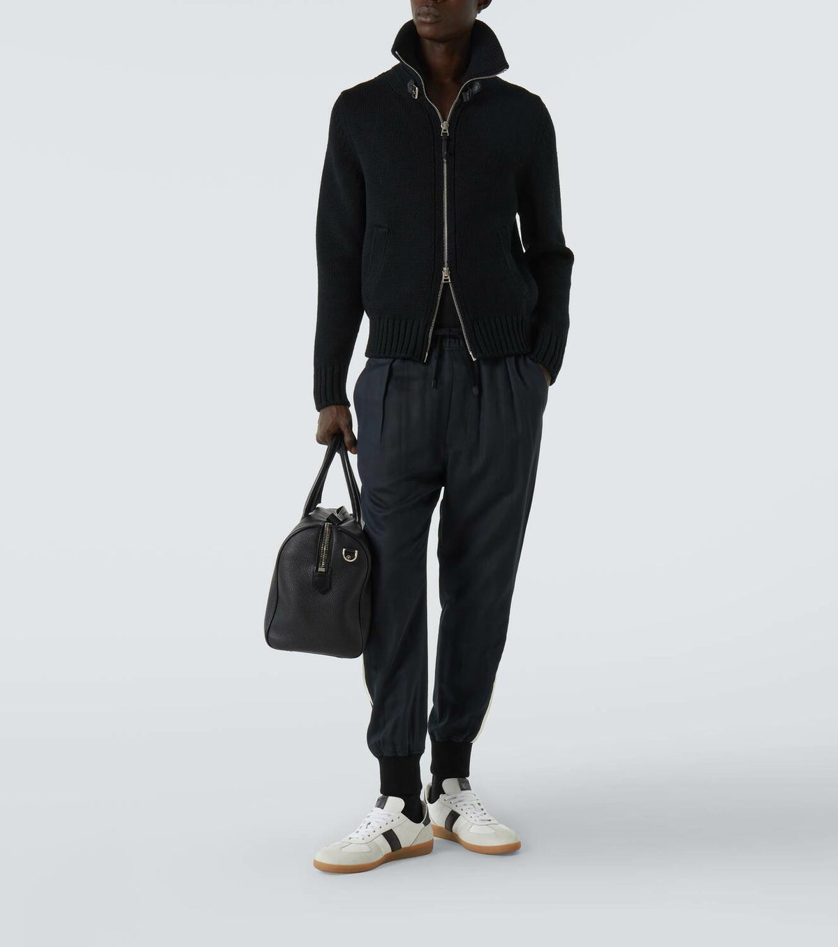 Tom Ford Cotton and silk twill sweatpants