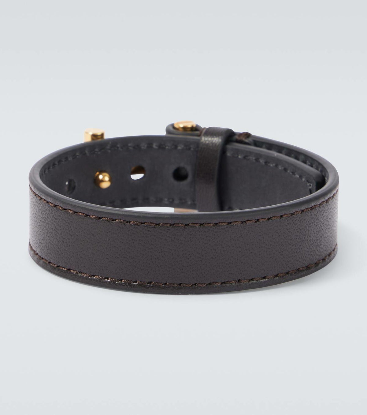 Tom Ford T leather bracelet