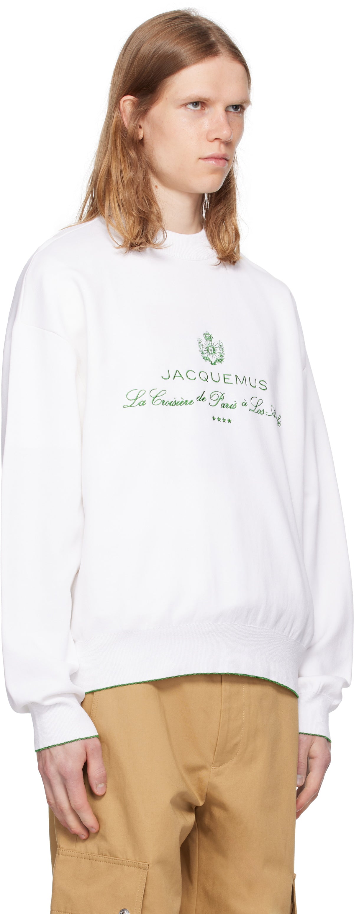 JACQUEMUS White La Croisière 'The Venice' Sweatshirt