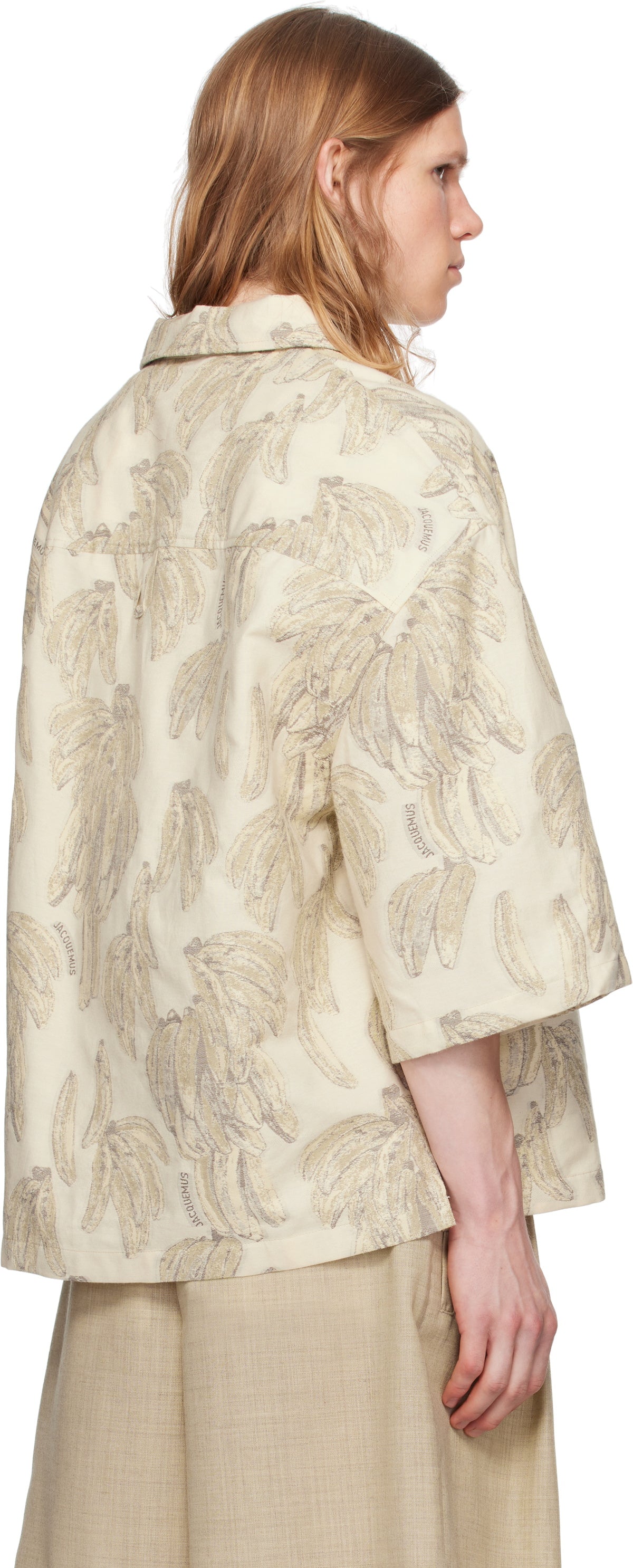 JACQUEMUS Beige La Croisière 'The Aloe' Shirt