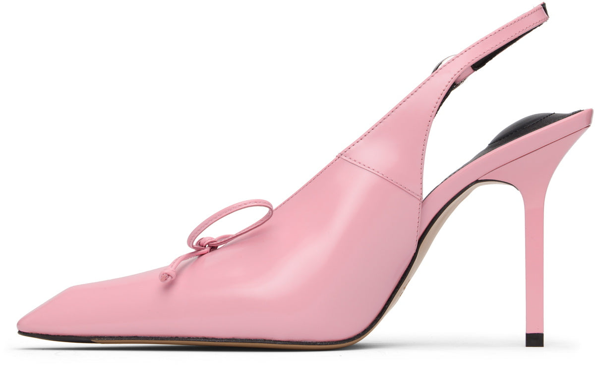 JACQUEMUS Pink 'The high Cubisto slingbacks' Heels