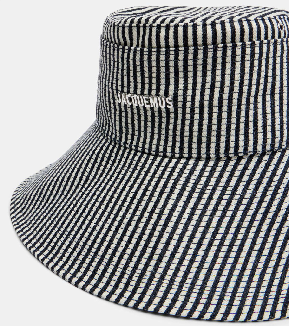 Jacquemus De-Nîmes striped denim bucket hat