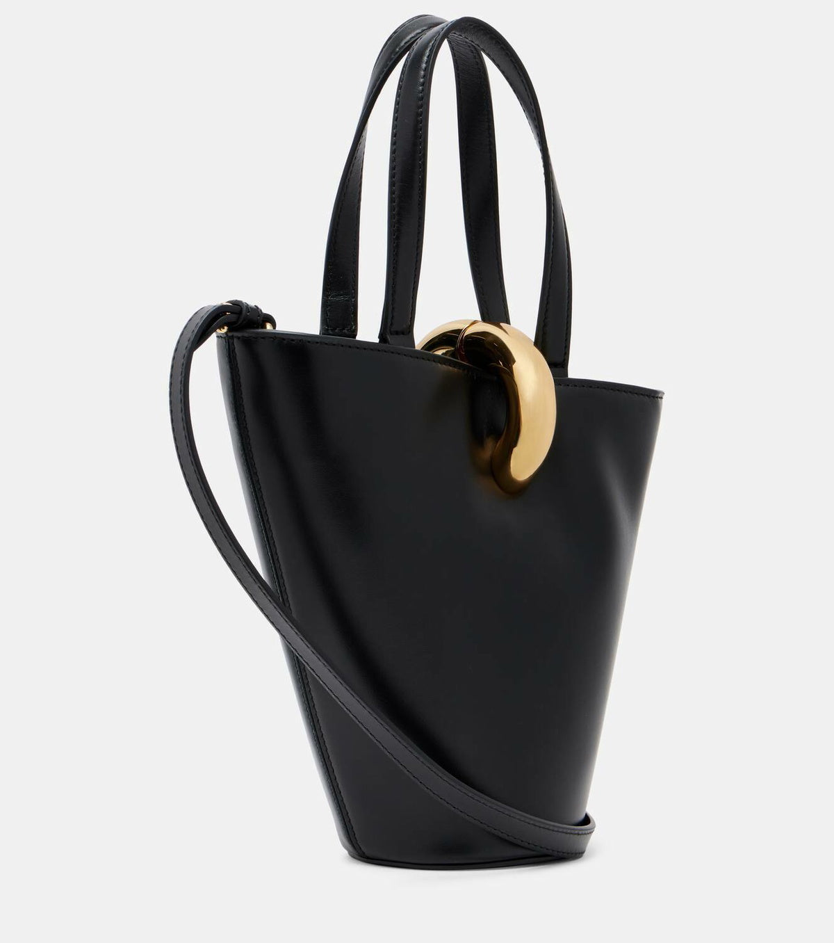 Jacquemus Bambola Small leather bucket bag