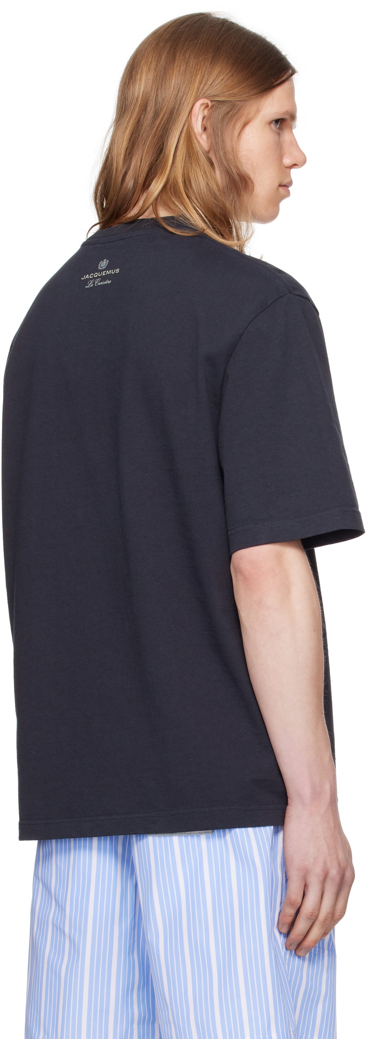 JACQUEMUS Navy La Croisière 'The Marino' T-shirt