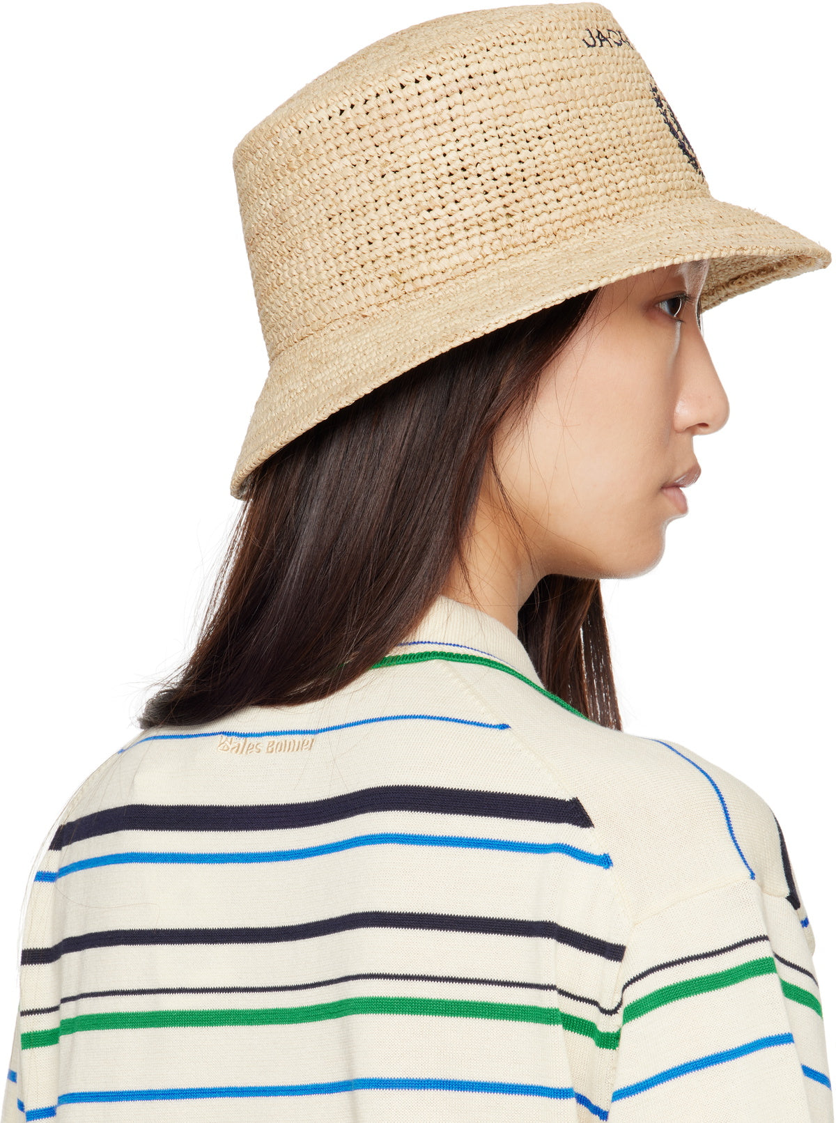 JACQUEMUS Beige 'Le Bob Pesco' Beach Hat
