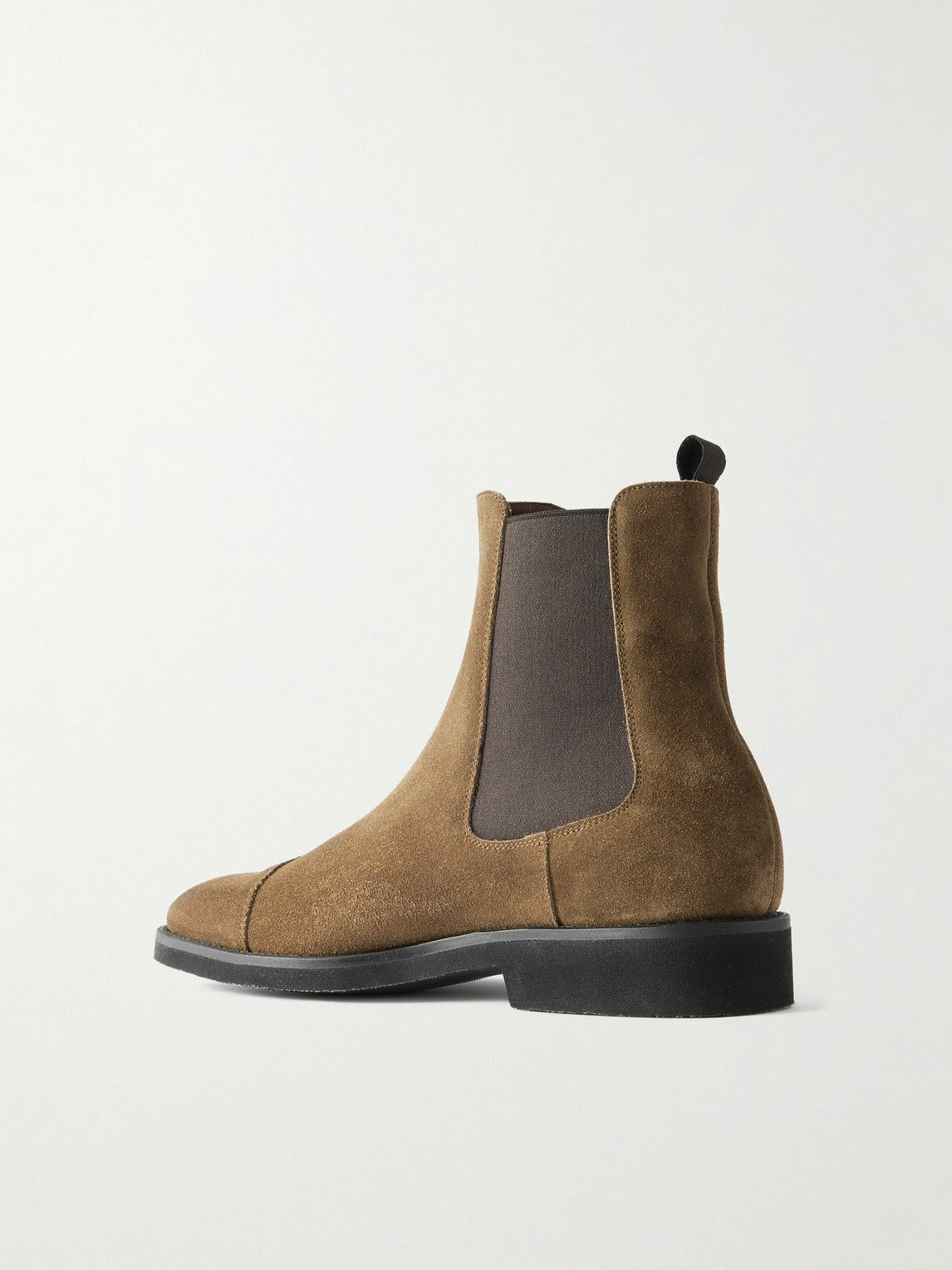 TOM FORD - Suede Chelsea Boots - Brown