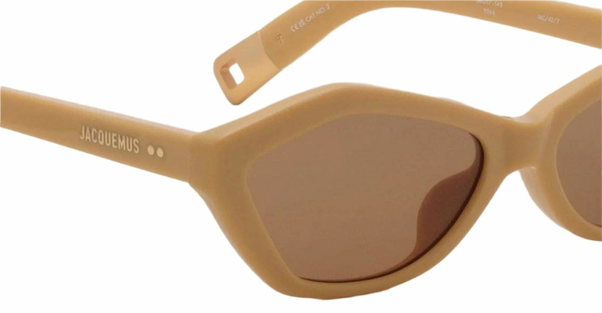 Jacquemus Bambino - Banana / Brown Lens Sunglasses