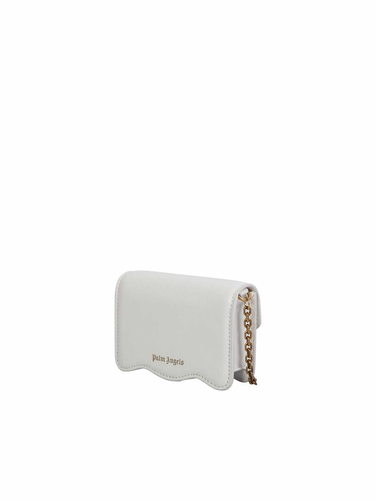 Palm Angels Logo Belt Bag White/gold