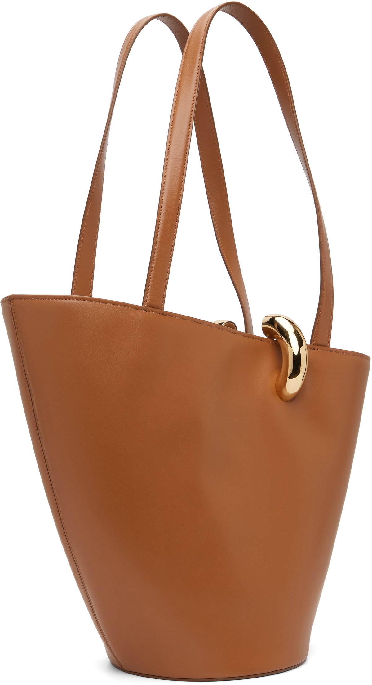 JACQUEMUS Tan La Croisière 'The medium Bambola' Tote