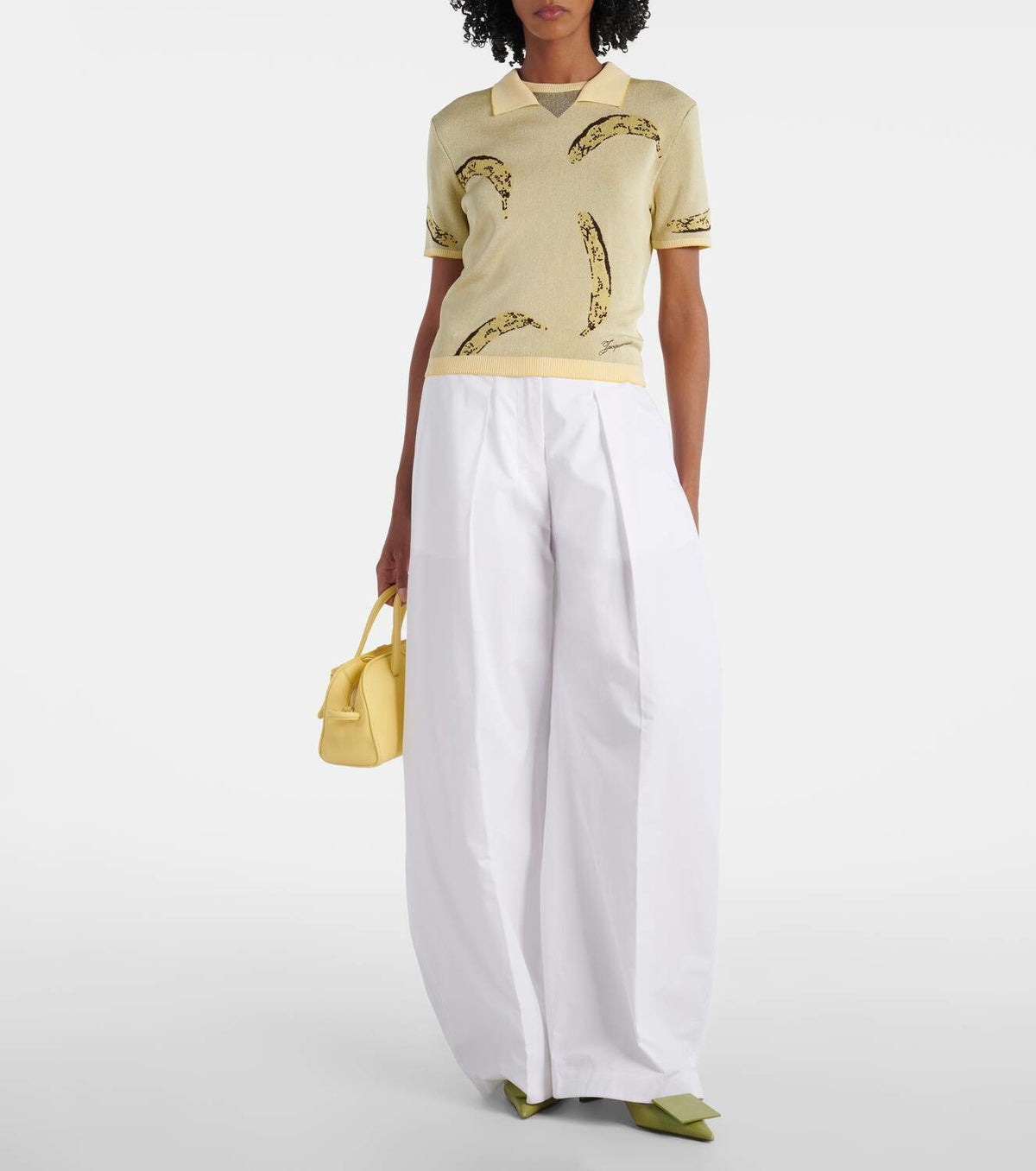 Jacquemus Oval cotton wide-leg pants