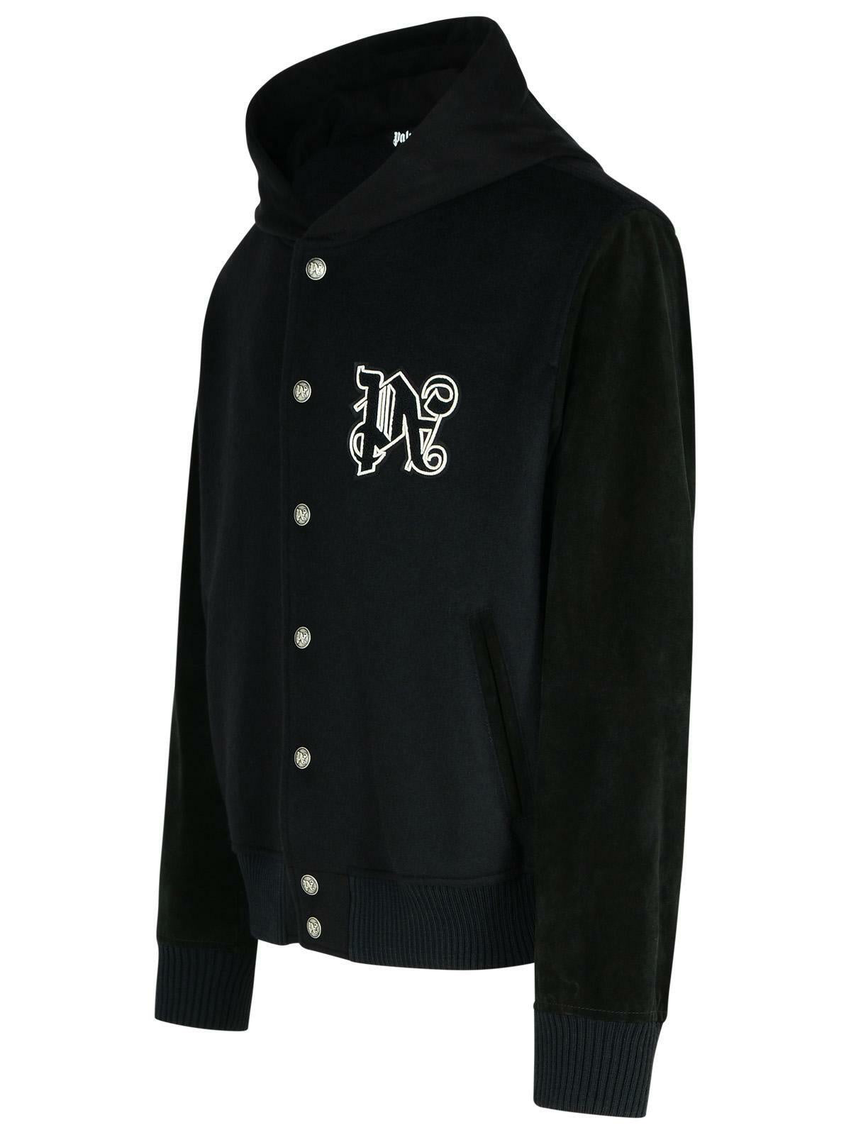 Palm Angels Virgin Wool Blend Bomber Jacket